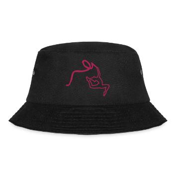 grs rhythmic gymnastics drawing - Bucket Hat - black - Front - Lela (165cm)