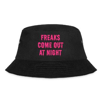 Freaks come out at night Albtraum Halloween Zombie - Bucket Hat - Schwarz - Vorne - Lela (165cm)