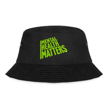 mental health matters quote - Bucket Hat - black - Front - Lela (165cm)