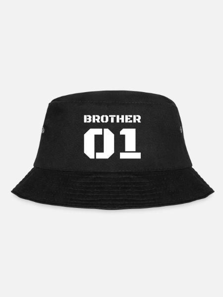 Design de t-shirt avec imprimé « Brother 01 » - Bob - noir