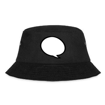 speech bubble - Bucket Hat - black - Front - Lela (165cm)
