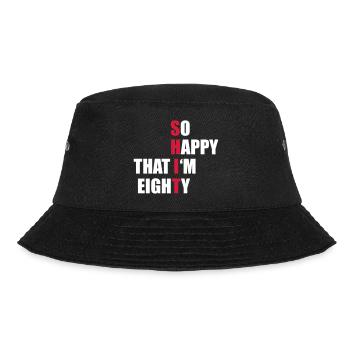 80 - Bucket Hat - black - Front - Lela (165cm)