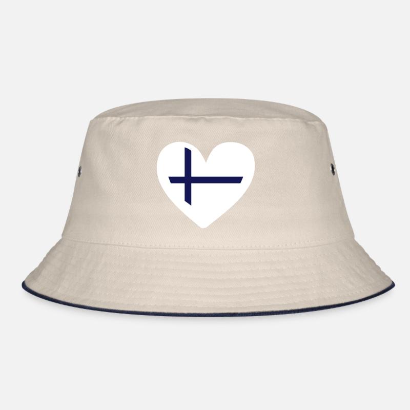 finnland herz Bucket Hat