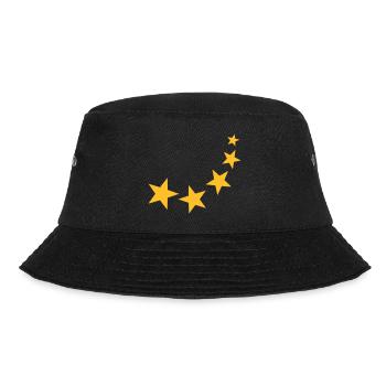 Sterne - Bucket Hat - Schwarz - Vorne - Lela (165cm)