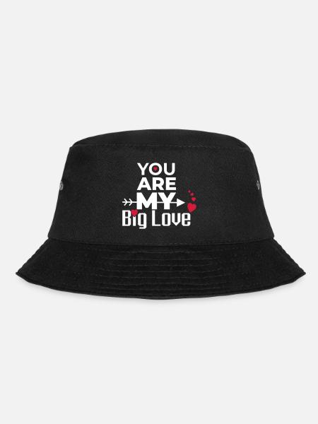 YOU ARE MY BIG LOVE - Bucket Hat - Schwarz