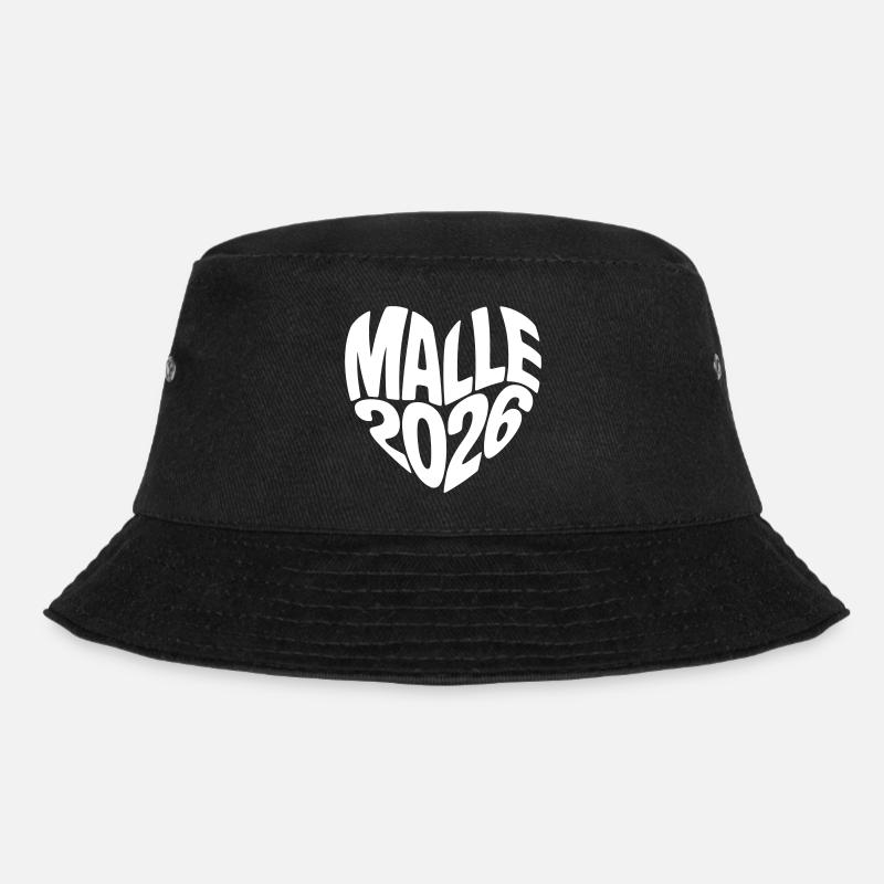 Malle 2026 - Bucket Hat - Schwarz