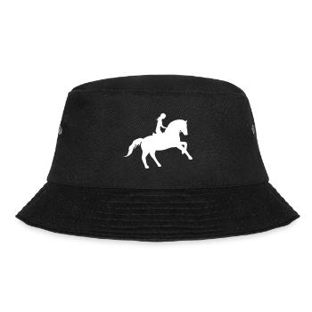 Reitsport Eleganz - Bucket Hat - Schwarz - Vorne - Lela (165cm)