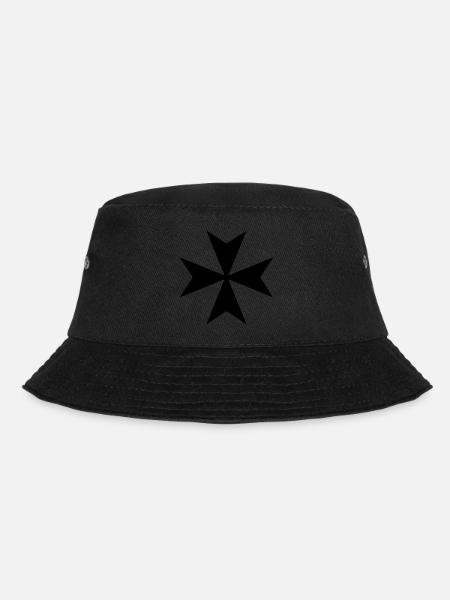 maltese_cross - Bucket Hat - black