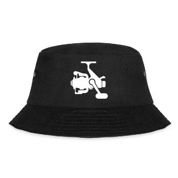 Fishing reel symbol icon - Bucket Hat - black - Front - Lela (165cm)