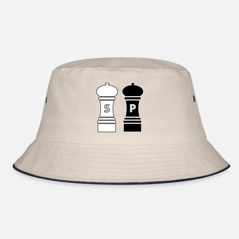 Kochen Geschenkidee Salz und Pfeffer Streuer Bucket Hat