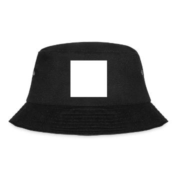 Square Square White Blank Geometry Geometric - Bucket Hat - black - Front - Lela (165cm)