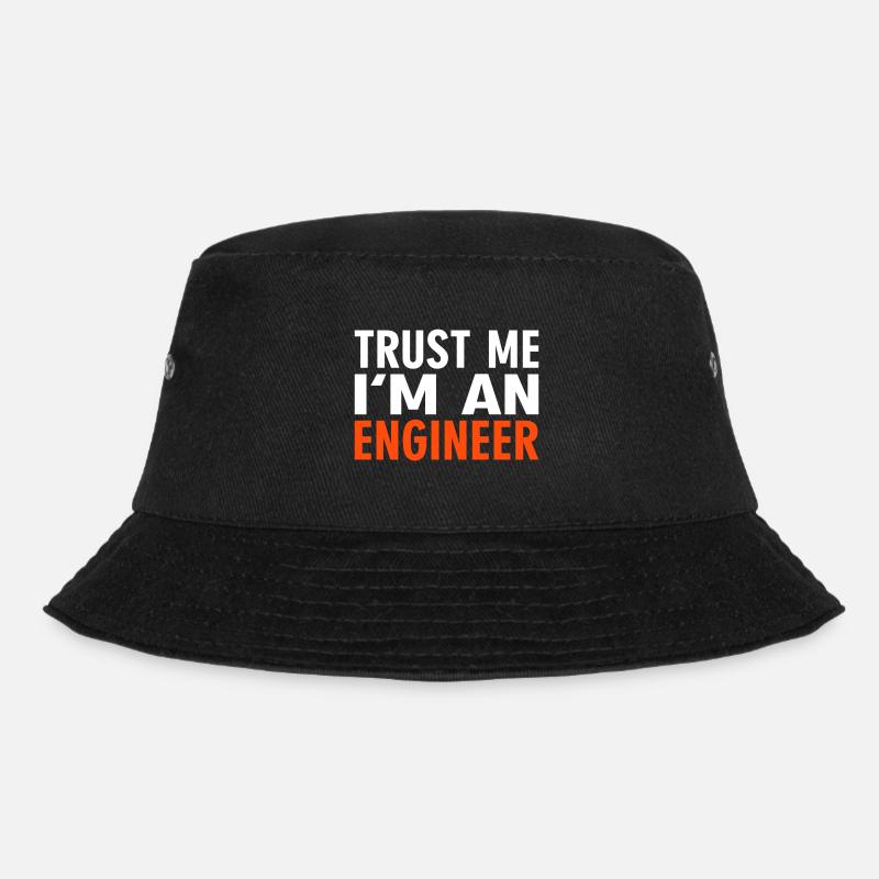 Trust me i'm an Engineer - Bucket Hat - Schwarz