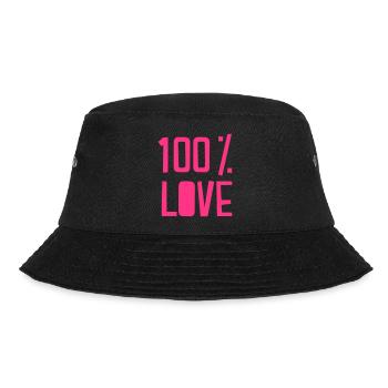 Love - Bucket Hat - Schwarz - Vorne - Lela (165cm)