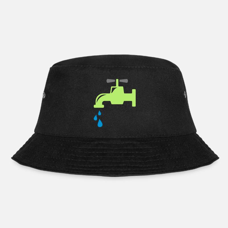 Wasserhahn - Bucket Hat - Schwarz