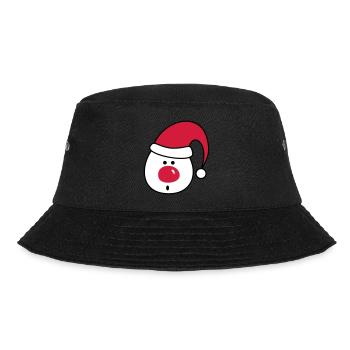 Nikolaus - Bucket Hat - Schwarz - Vorne - Lela (165cm)