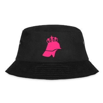 feuerwehr helm krone - Bucket Hat - Schwarz - Vorne - Lela (165cm)
