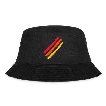 Couleurs Stripe Design / Drapeau vectoriel - Bob - noir - Devant - Lela (165cm)