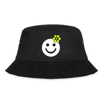summer spring cheerful flower sunflower - Bucket Hat - black - Front - Lela (165cm)