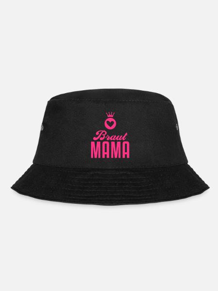 Braut - Mama - Hochzeit - Bride - Mutter - 1C - Bucket Hat - Schwarz