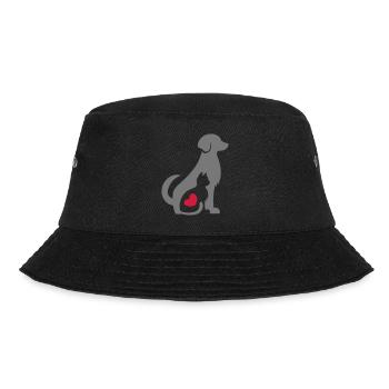 Chat et chien / idée cadeau amoureux des animaux / coeur - Bob - noir - Devant - Lela (165cm)