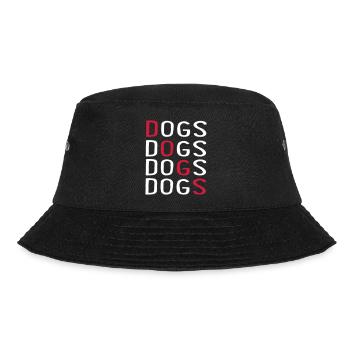 Hund - Bucket Hat - Schwarz - Vorne - Lela (165cm)