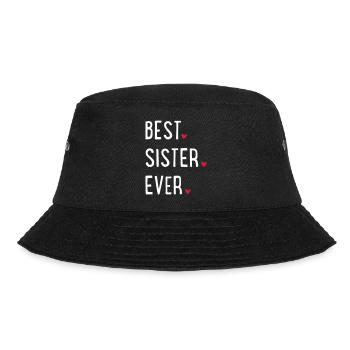 Best sister in the world - Bucket Hat - black - Front - Lela (165cm)