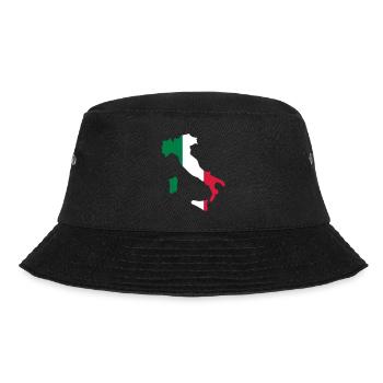 Italy - Bucket Hat - Schwarz - Vorne - Lela (165cm)