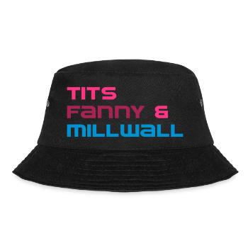 Millwall Fan Shirt Male - Bucket Hat - black - Front - Lela (165cm)