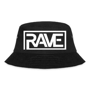 Rave 2.0 - Bucket Hat - Schwarz - Vorne - Lela (165cm)