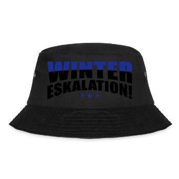 Winter Eskalation - Bucket Hat - Schwarz - Vorne - Lela (165cm)