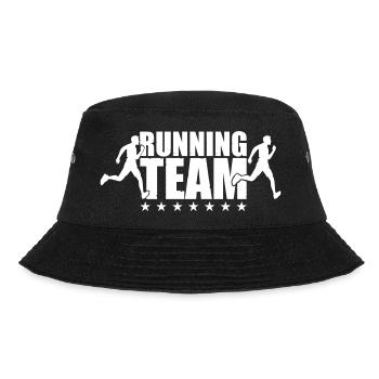 running team 01 - Bucket Hat - Schwarz - Vorne - Lela (165cm)