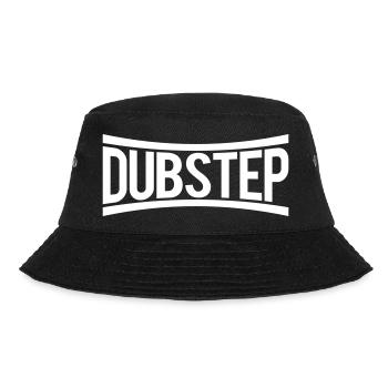 Dub Step Techno Musik Party Balken Text Schriftzug - Bucket Hat - Schwarz - Vorne - Lela (165cm)