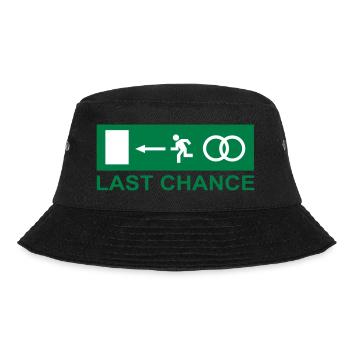 Junggeselle - Hochzeit - Bucket Hat - Schwarz - Vorne - Lela (165cm)