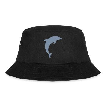 dolphin logo - Bucket Hat - Schwarz - Vorne - Lela (165cm)