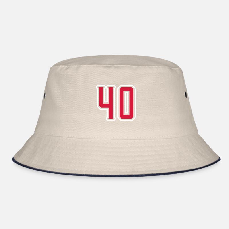 40 Zahl symbol Bucket Hat