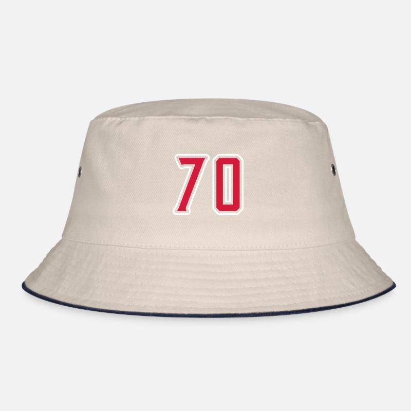 70 Zahl Symbol Bucket Hat