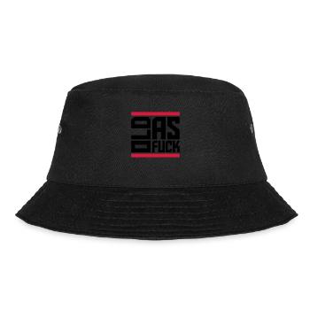 old AF Text Logo - Bucket Hat - Schwarz - Vorne - Lela (165cm)