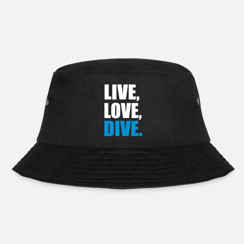 tauchen - Bucket Hat - Schwarz