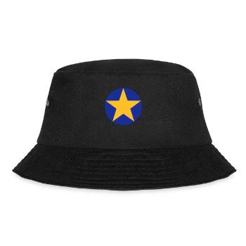 Stern_01 - Bucket Hat - Schwarz - Vorne - Lela (165cm)