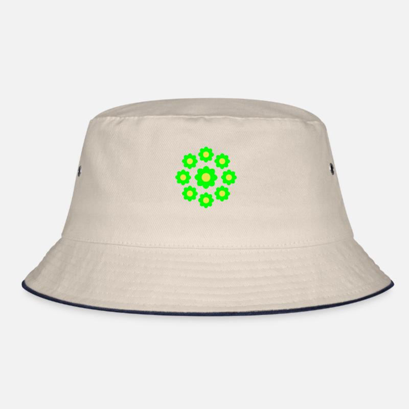 Lots of Colorful Flowers Beautiful Decorative Pattern Design Bucket Hat