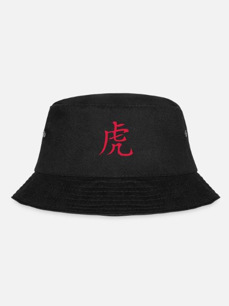 Tiger Chinese zodiac sign tiger - Bucket Hat - black
