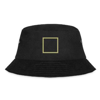 Quadrat Icon - Bucket Hat - Schwarz - Vorne - Lela (165cm)