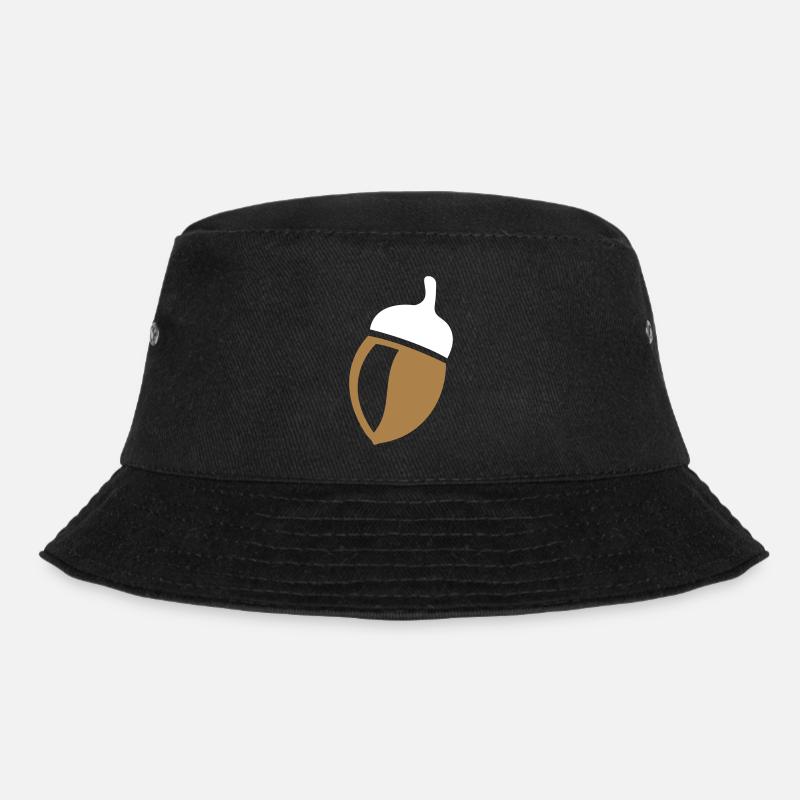 Eichel - Bucket Hat - Schwarz