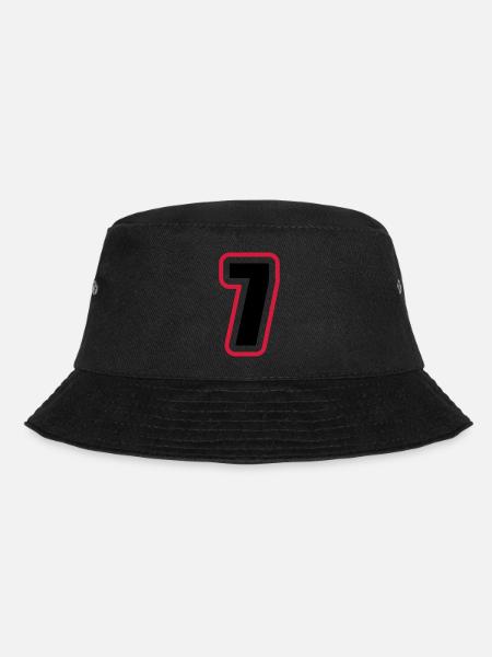 7 Number College - Bucket Hat - black