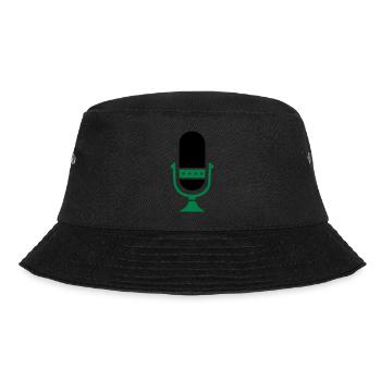 Microphone Podcast - Bucket Hat - black - Front - Lela (165cm)