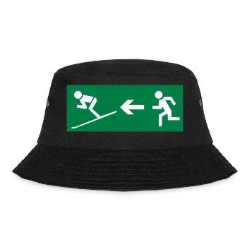 ski - Bucket Hat - black - Front - Lela (165cm)
