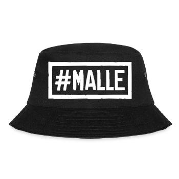 #Malle - Bucket Hat - Schwarz - Vorne - Lela (165cm)