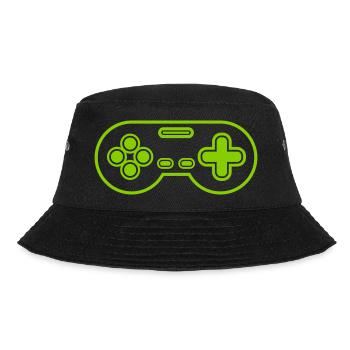 Retro Gamer old controller - Bucket Hat - black - Front - Lela (165cm)