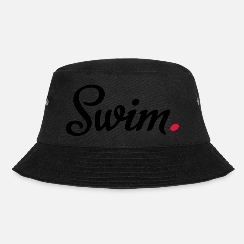 schwimmen - Bucket Hat - Schwarz