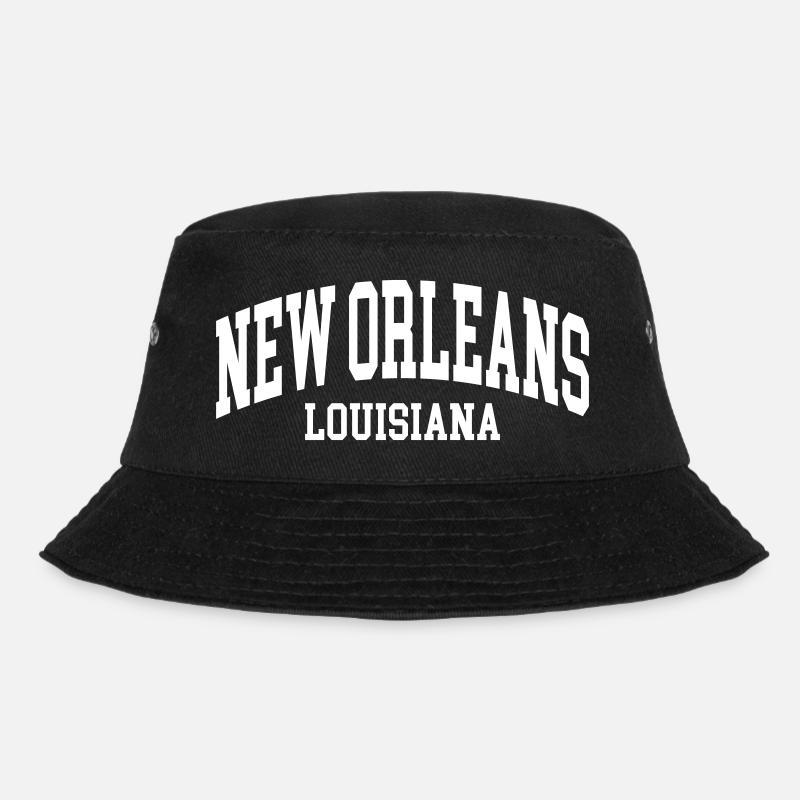 New Orleans - Bucket Hat - Schwarz